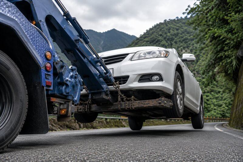 花蓮山區道路救援