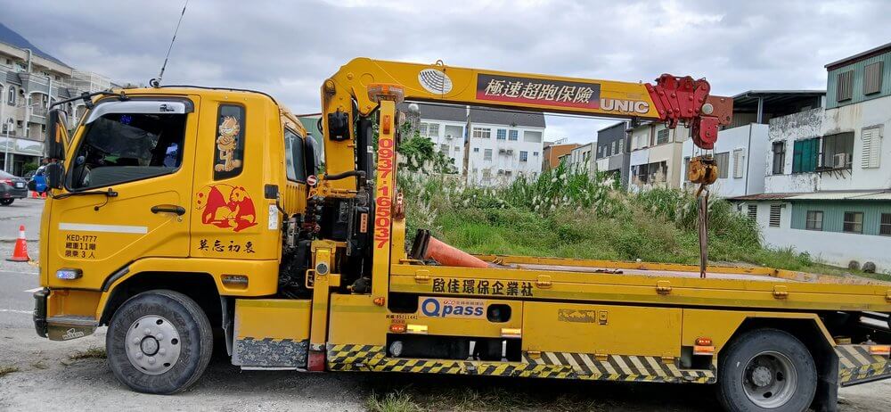 啟佳道路救援 11噸吊桿拖吊車 KED-1777